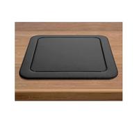 Coperchio for pattumiera da incasso da banco, scivolo for rifiuti integrato in acciaio inossidabile, sportello di bilanciamento flessibile