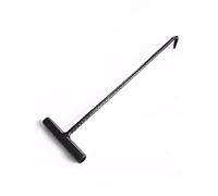 Coperchio for tombino a forma di T Gancio di sollevamento portatile Strumento for tirare le coperture della griglia di scarico sul bordo della strada(B-12MM,25cm)