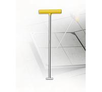 Coperchio for tombino Gancio di sollevamento Coperchio for fognatura Gancio singolo Strumento sollevatore for apertura tombino Design antiscivolo(8MM,58CM)