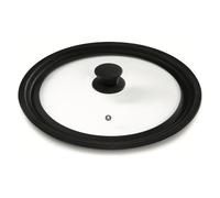 Coperchio pentola Vetro multidiametro 28-30-32 mm con foro vapore BLACK 1339