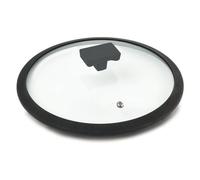 Ghidini coperchio cm 28, bordo in silicone con foro - 8008636227589