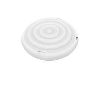 coperchio gonfiabile Windproof Inflatable Hot Tub Cover Handle Design for Round/Square Tubs, Spa & Pool Protection per a Centri Benessere, Ostelli & Bagni(Round 145cm)