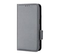 Coperchio grigio, in pelle per Samsung Galaxy Z Fold 6, portafoglio a flip magnetico con funzione di protezione del corpo completo Coperchio telefonico