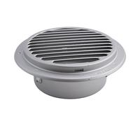 Coperchio griglia di ventilazione colore argento con zanzariera per insetti 145 [EEK: A]