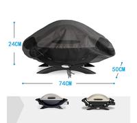 Coperchio griglia per Weber Q2000 Q200 Series impermeabile con misura antivento