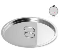 Coperchio HOME in acciaio Inox Ecopoint Cm28