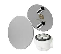 Coperchio in acciaio inox per scarico doccia, Ø 75 mm, compatibile con il set di scarico Viega Domoplex, sostituisce il modello 6930.0, per piatto doccia con foro di scarico Ø 52 mm, coperchio doccia