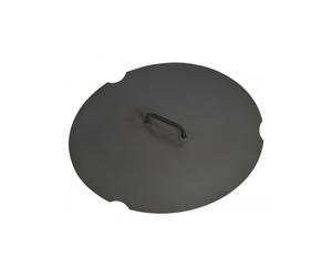Coperchio in Acciaio Naturale 82cm per Braciere - Alta Qualità Artigianale Europea, Compatibile con Modelli HAITI e MONTANA