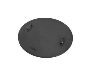 Coperchio in Acciaio Naturale da 71,5 cm con Bordo per Braciere - Compatibile con Modelli BALI, DUBAI, POLO, VIKING, INDIANA, SANTIAGO, PANAMA