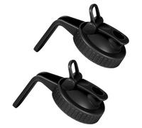 Coperchio in GUPSPOUT - Maniglia con coperchio a bocca larga, guarnizione in silicone, ermetica, facile da versare, copertura riutilizzabile sicura | Coperchio per conversione per vaso da