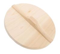 Coperchio in Legno per Pentola di Riso, Ricambio Beige da Cucina | Previene Dispersione di Vapore e Spruzzi D'olio, Conserva Sapore Originale, per Cucina e Riunioni Familiari