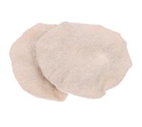 Coperchio in Stoffa per Barattolo Bocca Larga 2 Pezzi Beige