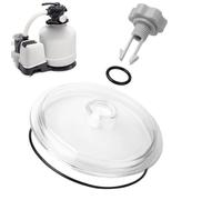 Coperchio In Trappola Della Piscina Ingruppiata - Coperchio Filtro Catcher Foglia | Cappellino Del Contenitore Filtro Del Piscina Per Modelli Specifici Della Pompa, Kit Di Riparazione Del