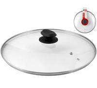 Coperchio In Vetro Bordo Inox Cm38 Home