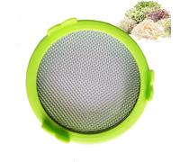 Coperchio in vetro germinale - Coperchio in vetro da 3,93 pollici | Coperchio in acciaio - Coperchio a maglia fine con ventilazione e drenaggio per piantare facilmente semi in cucina
