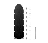Coperchio inferiore della batteria in acciaio inossidabileCompatibile con le parti di riparazione della copertura di protezione dello scudo del telaio dello scooter elettrico Ninebot Max G2 G65(Black)