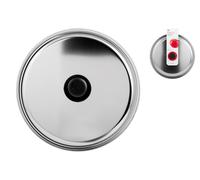 Coperchio Inox Home Con Cravatta Cm 34 Grigio