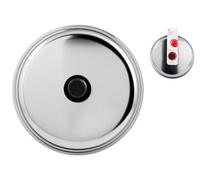 Coperchio Inox Home Con Cravatta Cm 36 Grigio