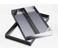 Coperchio invisibile in metallo ispezionare CoverCusizable nascosto scarico Access coperchio per integrare senza soluzione di continuità nel design Flo Sk per una facile manutenzione e accesso.
