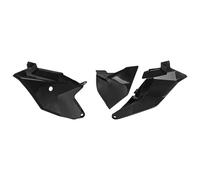 Coperchio laterale UFO PLAST nero in 3 pezzi per Gas MC, KTM SX 85ccm An.18-24