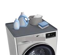 Coperchio Lavatrice 1 cuscinetto protettivo for lavatrice e asciugatrice, rullo di stoccaggio, impermeabile, antipolvere, antigraffio, 23,62 x, pollici(Black)