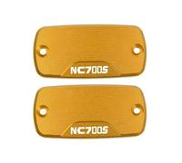 Coperchio Liquido Freni Della Motocicletta Per NC700S Moto Freno Anteriore Frizione Cilindro Serbatoio Fluido Tappo Di Copertura Per NC 700 S/X NC700 700S 2021 2020 2019(Gold,1 Pair)