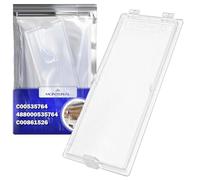Coperchio Luce Cappa Cucina 130x55 mm con Codice Originale C00535764 488000535764 C00861526 per Whirlpool per Indesit per Hotpoint per Ariston per Bauknecht - Garanzia di 10 Anni - MONTERAL