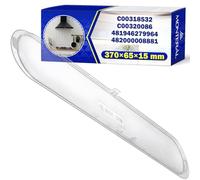Coperchio Luce Cappa Cucina 370x65x15 mm con Codice Originale C00318532 C00320086 per Indesit 481946279964 482000008881 per Whirlpool - Garanzia di 10 Anni - MONTERAL