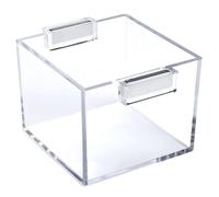 Coperchio Magnetico A Pulsante Quadrato Impermeabile Trasparente Per