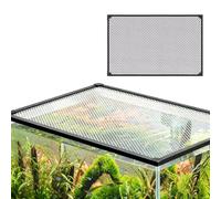 Coperchio magnetico for acquario, coperchio for acquario fai da te, coperchio for terrario Il cappuccio dell'acquario previene il salto dei pesci e la fuga dei rettili(60x60CM/23.62x23.62in)