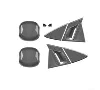 Coperchio Maniglia Esterna Nero Lucido per Prius 2023 | Colore nero lucido elegante, design aerodinamico, compatibilità perfetta, resistenza UV, per stile (Carbon fiber texture)