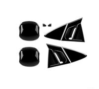 Coperchio Maniglia Esterna Nero Lucido per Prius 2023 | Colore nero lucido elegante, design aerodinamico, compatibilità perfetta, resistenza UV, per stile moderno(Black)