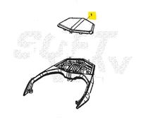 COPERCHIO MANIGLIONE PORTAPACCHI SYM JOYRIDE EURO5+ 300 2025 LJ30W6-IT