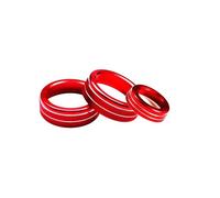 Coperchio Manopola Volume Aria Condizionata Per Mercedes Per Benz A B Class GLA CLA Per AMG Manopola dell'aria condizionata(ROSSO)