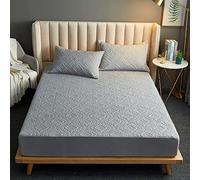 Coperchio Materasso Impermeabile Trapuntato TFBHL Foglio da Letto Trapuntato da 180x200 cm Protettore Materasso di Dimensioni matrimoniali per Letto Matrimoniale (Colore: B, Dimensione: 180x200x25cm)