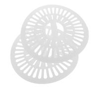 Coperchio Morbido per Cesto Centrifuga 24cm, 2 Pezzi in Plastico | Piastra di Pressione, Accessorio per Lavatrice Semiautomatica, Riduce Perdite e Spruzzi D'acqua