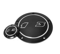 Coperchio motore in alluminio con 5 fori per il timer di temporizzazione del derby motociclistico compatibile con i modelli di tournée di software fxd Electrail FXD dal 1999 al 2017(A Style)