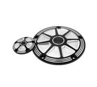 Coperchio motore in alluminio con 5 fori per il timer di temporizzazione del derby motociclistico compatibile con i modelli di tournée di software fxd Electrail FXD dal 1999 al 2017(D Style)