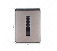 Coperchio Nero Pattumiera Tecnoinox Serie T2 20 X 28 cm con Filtro