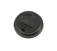 Coperchio nero per Bicchiere di carta Nupik 100cc 1.000 coperchi compatibile con Bicchiere Decorato Cafe 100cc Nupik