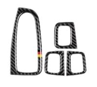 Coperchio pannello alzacristalli Per Benz Per W205 Per Per GLC Per X253 In Fibra Di Carbonio Finestra Ascensore Pannello Rivestimento Adesivi Per Interni Auto Tuning(Sport Style LHD)