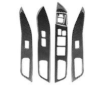 Coperchio pannello alzacristalli Per Lancer EVO X MR 2008-2015 Pannello interruttori alzacristalli elettrici auto in fibra di carbonio LHD RHD