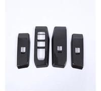 Coperchio pannello alzacristalli Per Land Per Cruiser Per Prado 250 2024 ABS Fibra di Carbonio Auto Alzacristalli Pulsante Interruttore Pannello Telaio Copertura Trim Auto