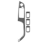 Coperchio pannello alzacristalli Per Serie 3 Per E90 E92 2005-2012 Adesivi Per Rivestimento Del Telaio Pulsante Di Sollevamento Finestrino Dell'auto In Fibra Carbonio 4 Pezzi(RHD,Without Folding 35.8)