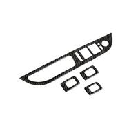 Coperchio pannello alzacristalli Per Serie 5 E60 E61 04-10 Pannello controllo alzacristalli interni auto in fibra carbonio Pulsante interruttore alzacristalli Telaio copertura Trim