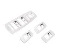Coperchio pannello alzacristalli Per X3 Per E83 2006-2010 ABS Auto Porta Interna Finestra Ascensore Pulsante Interruttore Telaio Di Copertura Pannello Rivestimento Adesivi(Silver)