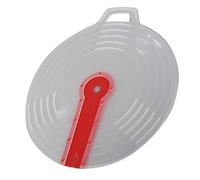 Coperchio paraspruzzi per ciotole, coperchio universale per frullino per le uova con manico, sbatti uova, panna, latte, gadget da, per cucinare senza disordine, lavabile in