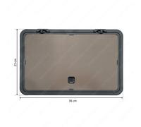 COPERCHIO PATTUMIERA TECNOINOX 23 X 36 SENZA FILTRO COP 21SF