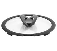 Coperchio pentola Vetro manico salvaspazio (20cm) INGENIO Trasparente e Grigio