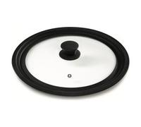 Coperchio pentola Vetro multidiametro 20-22-24 mm con foro vapore BLACK 1335